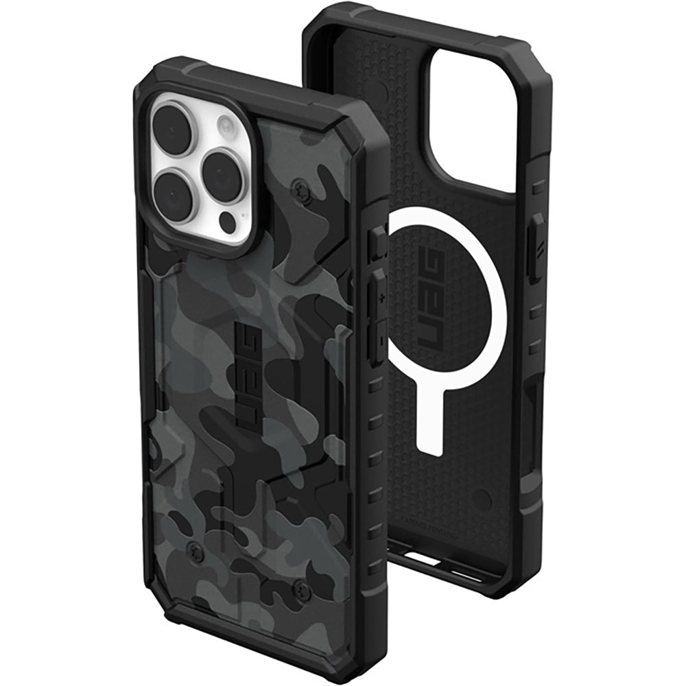 MagSafe-Hülle für Apple iPhone 16 Pro Max, Urban Armor Gear, Pathfinder SE Midnight Camo, Tarnmuster