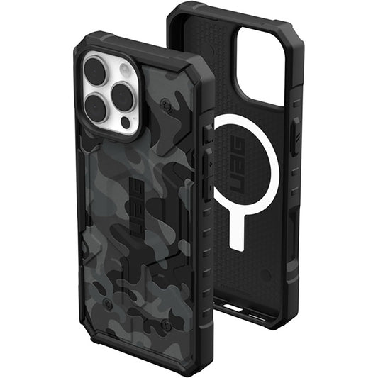 MagSafe-Hülle für Apple iPhone 16 Pro Max, Urban Armor Gear, Pathfinder SE Midnight Camo, Tarnmuster