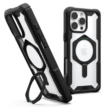 Custodia MagSafe per Apple iPhone 16 Pro Max, Urban Armor Gear, Plasma XTE, Nera Trasparente