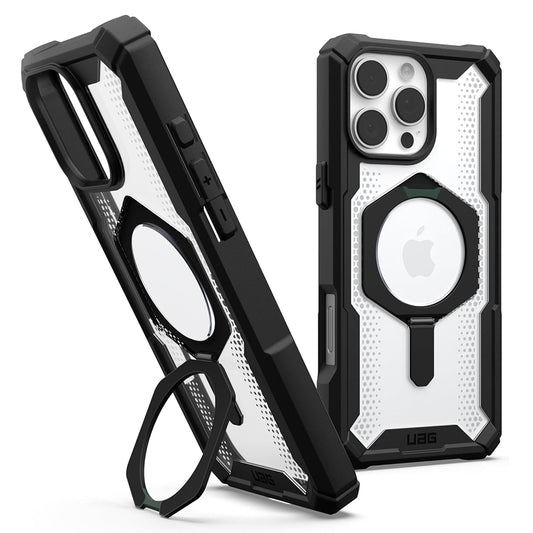 Custodia MagSafe per Apple iPhone 16 Pro Max, Urban Armor Gear, Plasma XTE, Nera Trasparente