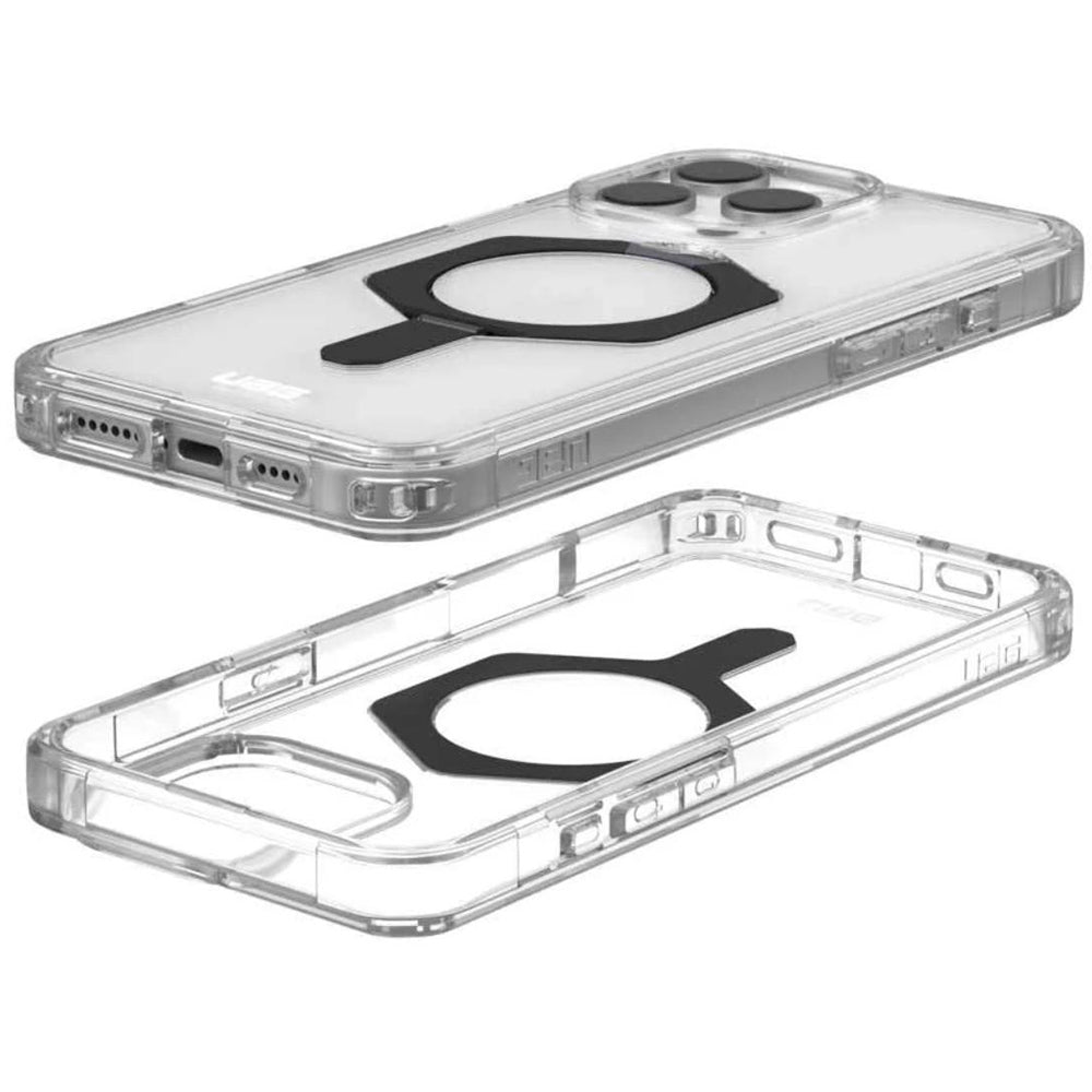 Custodia MagSafe per Apple iPhone 16 Pro Max, Urban Armor Gear, Plyo XTE, Nero Trasparente