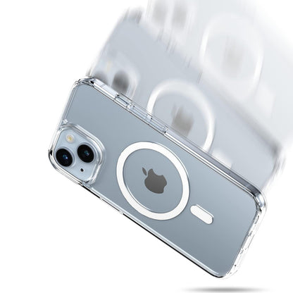 Coque MagSafe pour Apple iPhone 16 Pro, PanzerGlass, HardCase, Transparente Blanche