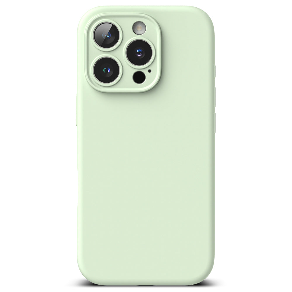 Coque MagSafe pour Apple iPhone 16 Pro, Ringke, Silicone, Vert Clair