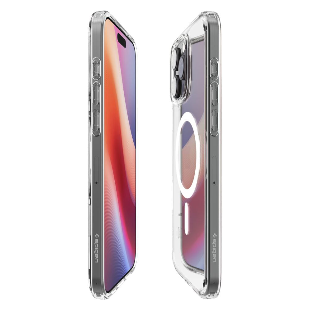 MagSafe Hülle für Apple iPhone 16 Pro, Spigen, Ultra Hybrid, Weiß ACS08129