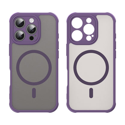 Coque MagSafe pour Apple iPhone 16 Pro, Techsuit, HaloFrost II, Violet