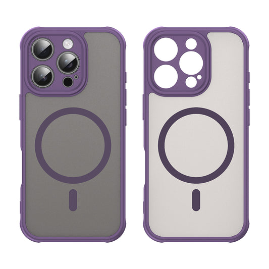 MagSafe Case for Apple iPhone 16 Pro, Techsuit, HaloFrost II, Purple