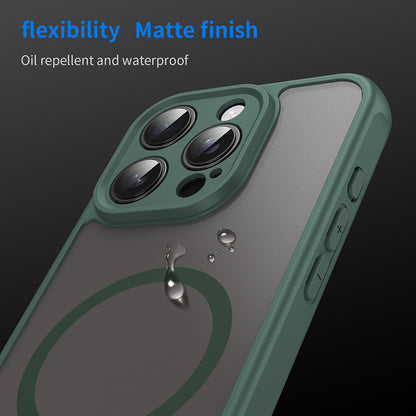 MagSafe-Hülle für Apple iPhone 16 Pro, Techsuit, HaloFrost II, Grün