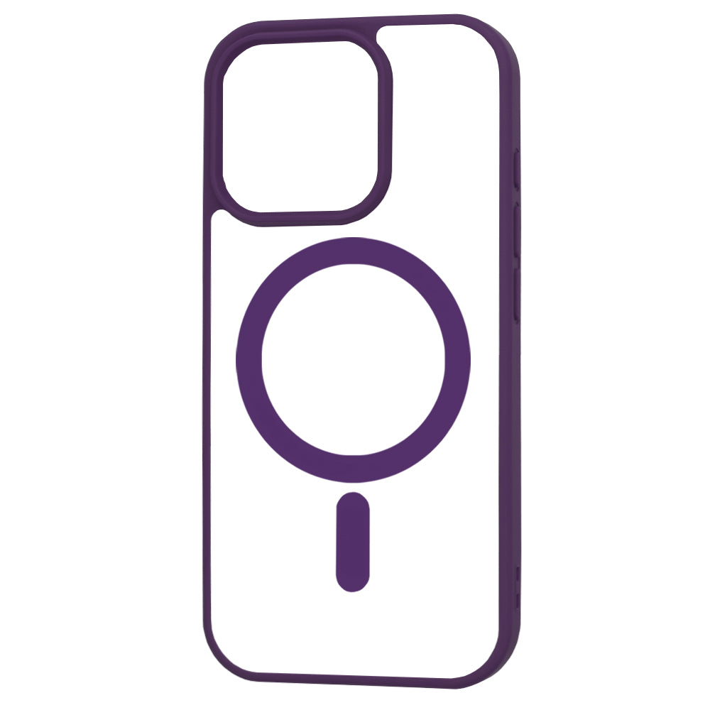 Custodia MagSafe per Apple iPhone 16 Pro, Techsuit, Pro, Viola