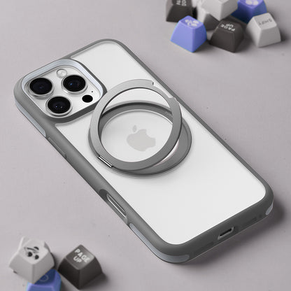 Coque MagSafe pour Apple iPhone 16 Pro, Torras, Ostand R Fusion, Noire