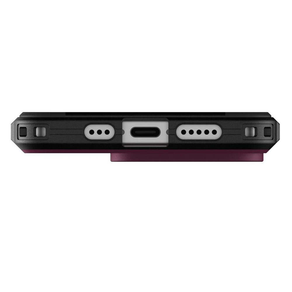 Coque MagSafe pour Apple iPhone 16 Pro, Urban Armor Gear, Civilian, Bordeaux