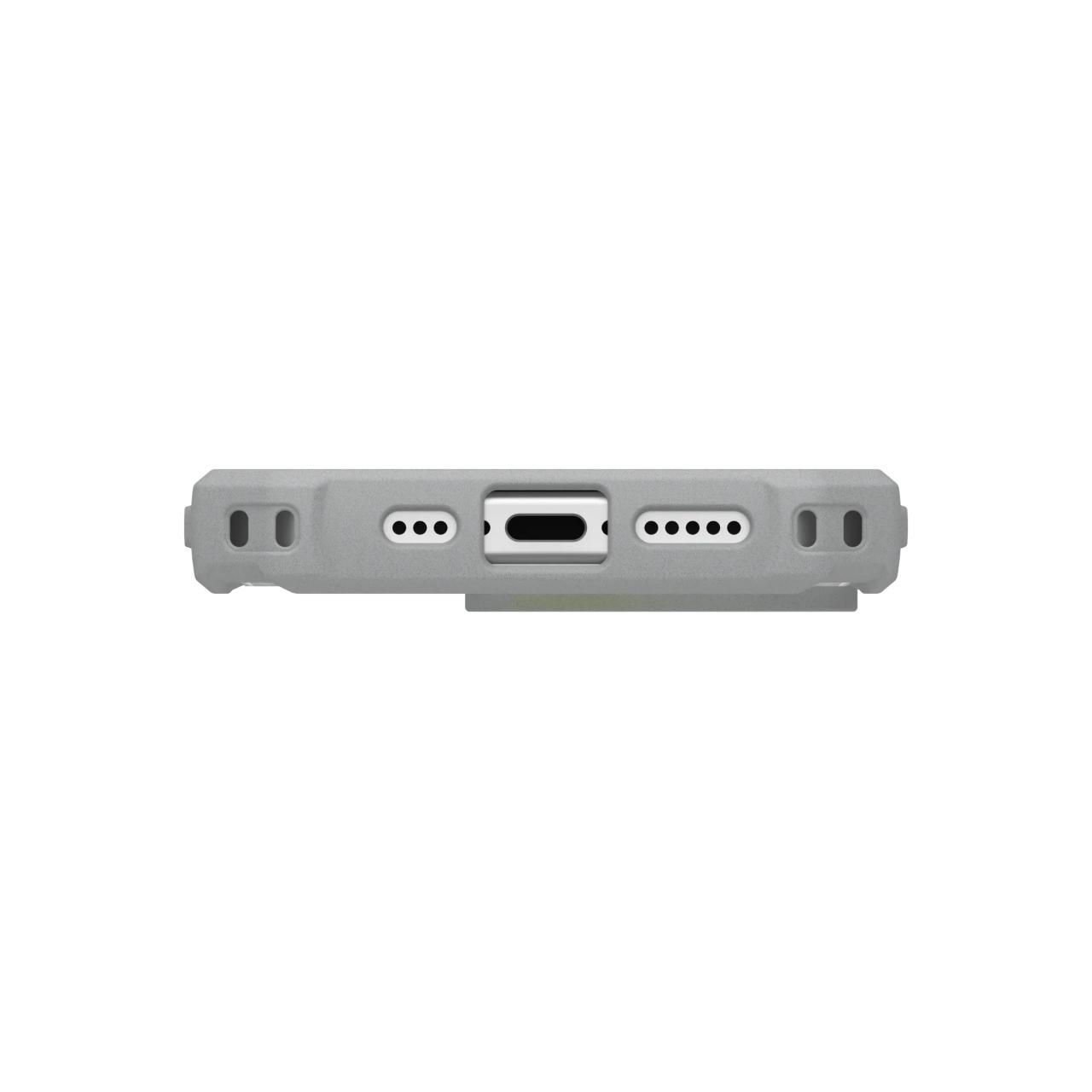 Coque MagSafe pour Apple iPhone 16 Pro, Urban Armor Gear, Pathfinder Clear avec cordon, Vert