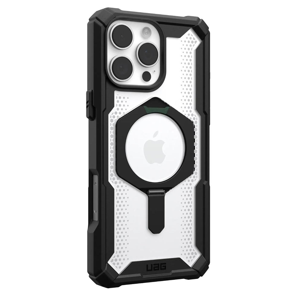 Custodia MagSafe per Apple iPhone 16 Pro, Urban Armor Gear, Plasma XTE, Nera Trasparente