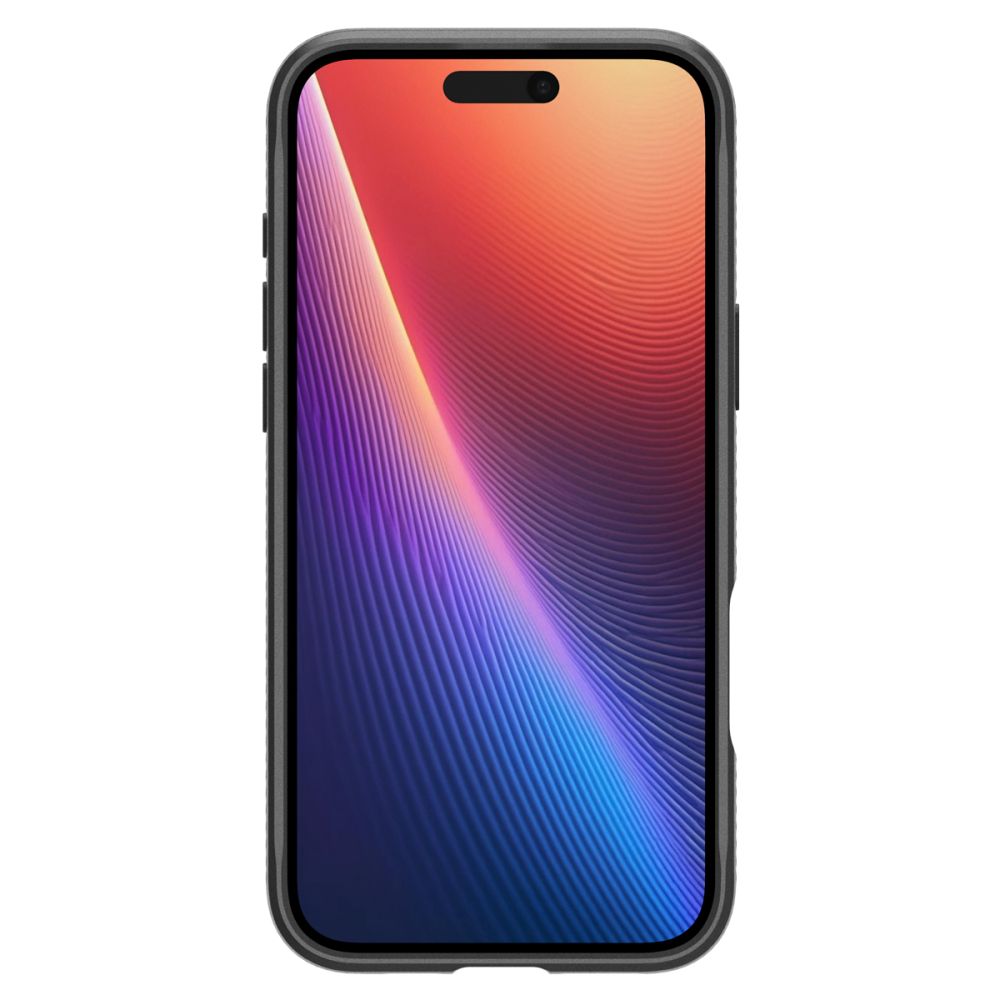 MagSafe Hülle für Apple iPhone 16, Spigen, Rugged Armor, Mattschwarz