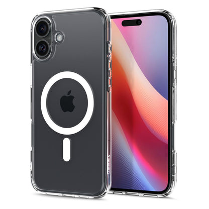 Custodia MagSafe per Apple iPhone 16, Spigen, Ultra Hybrid, Bianca