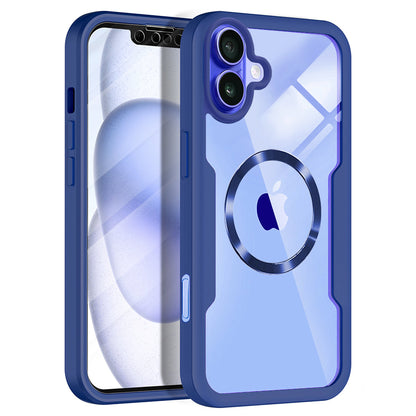 Coque MagSafe pour Apple iPhone 16, Techsuit, ColorVerse 360, Bleue