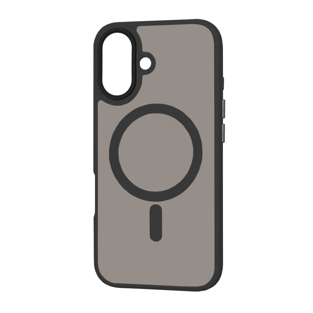 Étui MagSafe pour Apple iPhone 16, Techsuit, HaloFrost, Noir