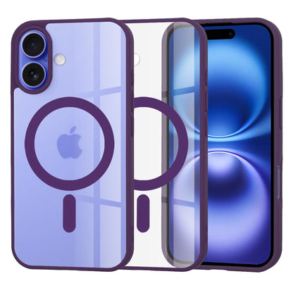 Coque MagSafe pour Apple iPhone 16, Techsuit, Pro, Violet