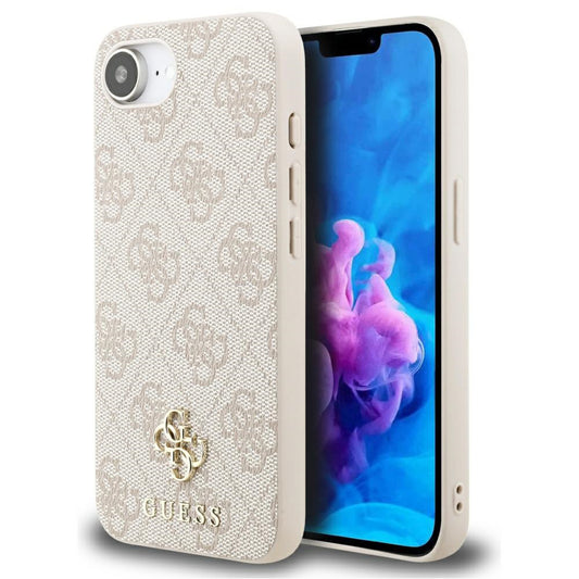 Étui MagSafe pour Apple iPhone 16e, Guess, 4G Classic, Rose