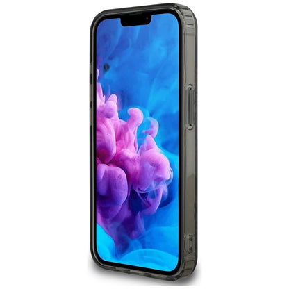 Étui MagSafe pour Apple iPhone 16e, Guess, IML Flowers, Noir