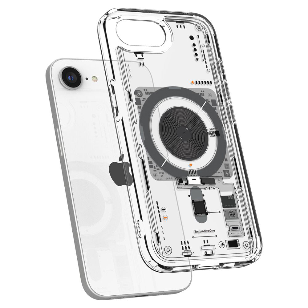 MagSafe Hülle für Apple iPhone 17e / 16e, Spigen, Ultra Hybrid Neo One, Transparent