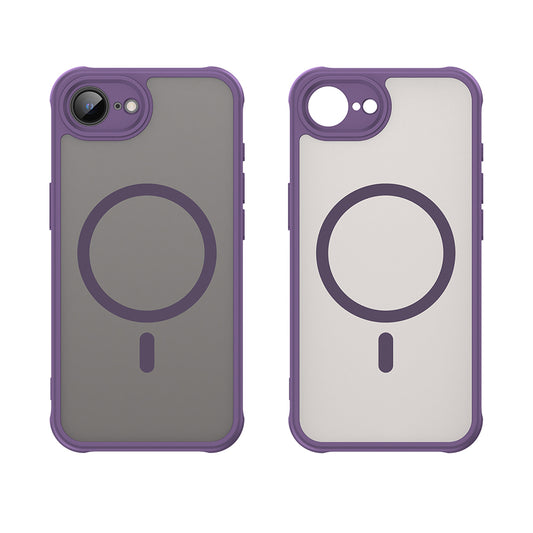 Coque MagSafe pour Apple iPhone 17e / 16e, Techsuit, HaloFrost II, Violet