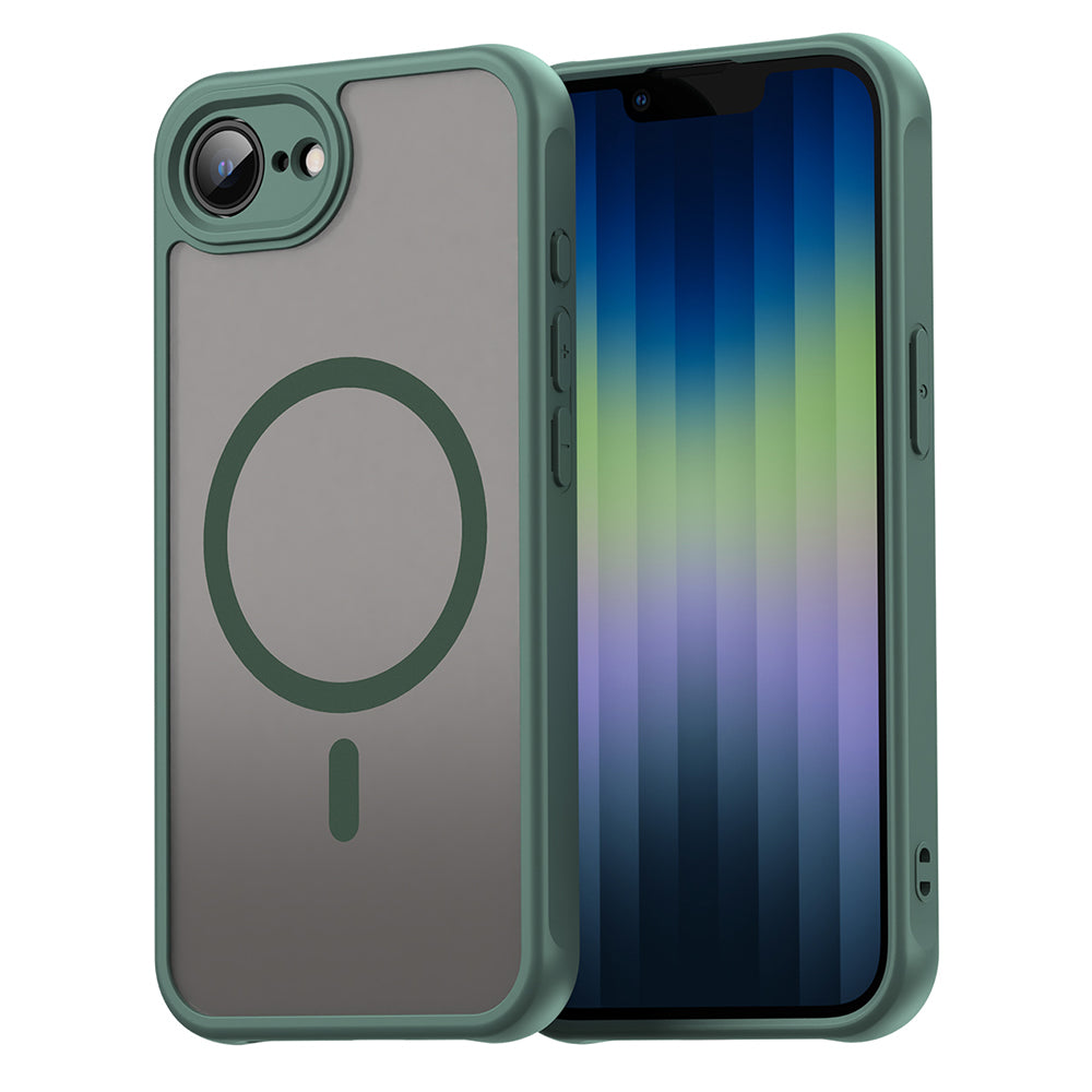 Coque MagSafe pour Apple iPhone 17e / 16e, Techsuit, HaloFrost II, Vert