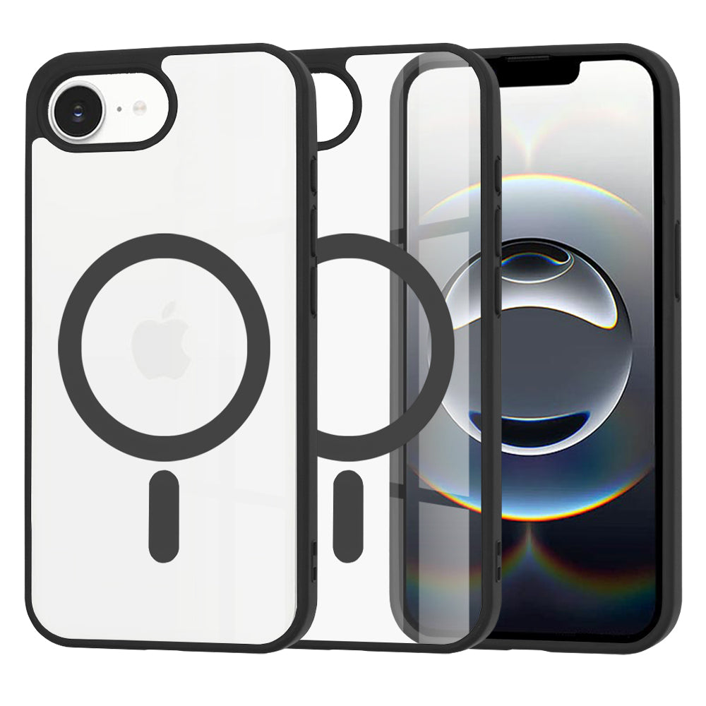 MagSafe Case for Apple iPhone 17e / 16e, Techsuit, Pro, Black