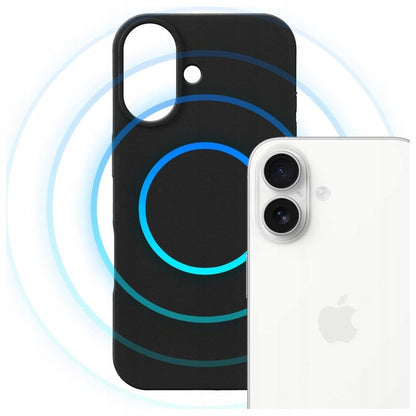 Custodia MagSafe per Apple iPhone 17, 3MK, Hardy, Nera
