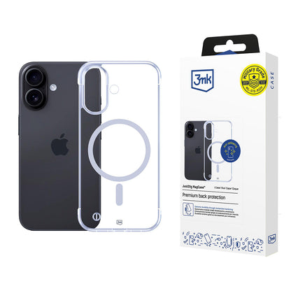 Coque MagSafe pour Apple iPhone 17, 3MK, Just20g, Transparente