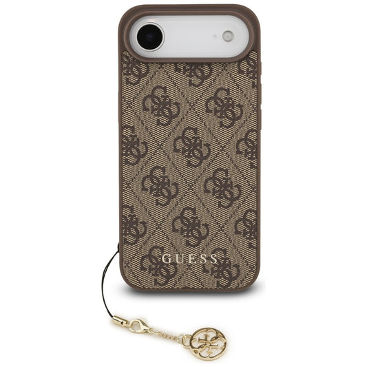 Étui MagSafe pour Apple iPhone 17 Air, Guess, 4G Charm Cradle, Marron