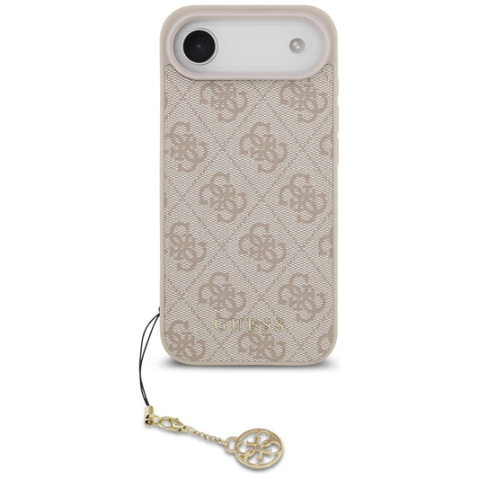 Étui MagSafe pour Apple iPhone 17 Air, Guess, 4G Charm Cradle, Rose