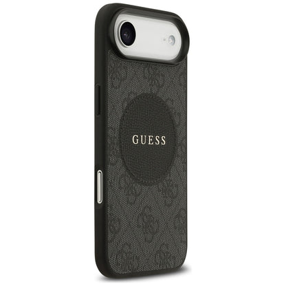 Étui MagSafe pour Apple iPhone 17 Air, Guess, logo classique 4G Circle, Noir