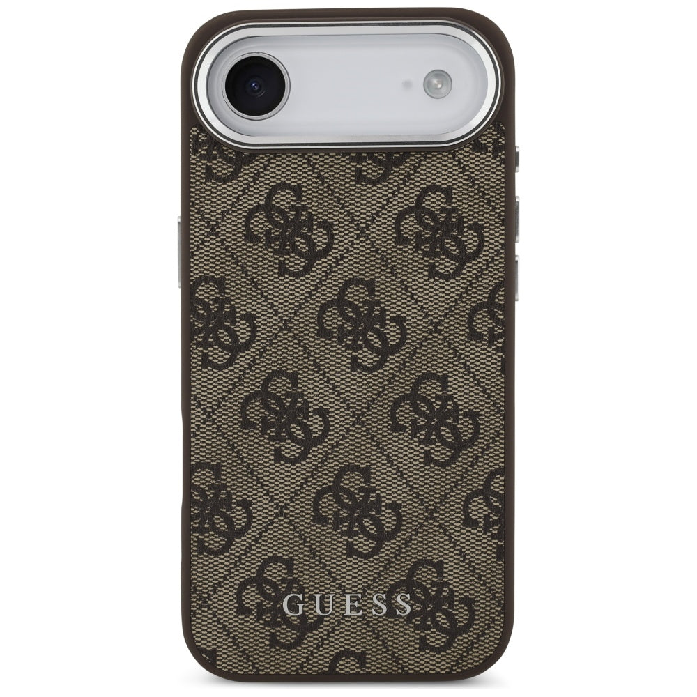 Coque MagSafe pour Apple iPhone 17 Air, Guess, Logo Classique 4G, Marron