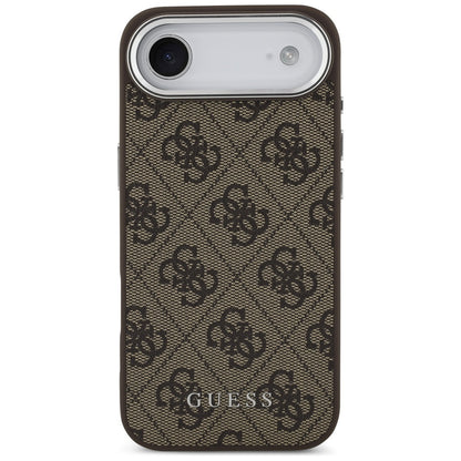 Coque MagSafe pour Apple iPhone 17 Air, Guess, Logo Classique 4G, Marron