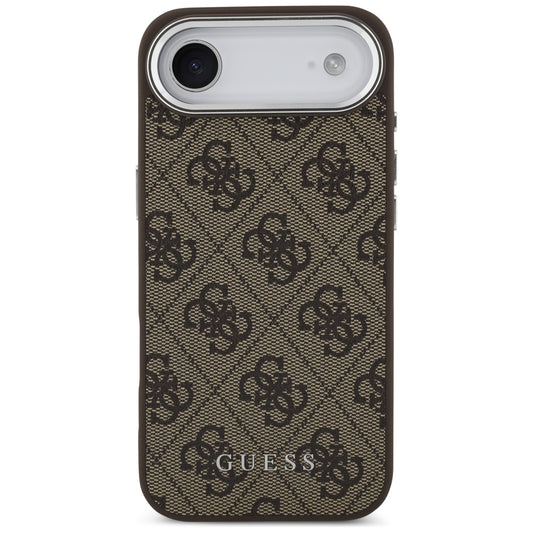 Coque MagSafe pour Apple iPhone 17 Air, Guess, Logo Classique 4G, Marron