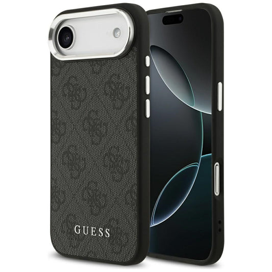 Custodia MagSafe per Apple iPhone 17 Air, Guess, 4G Classic Logo, Nera