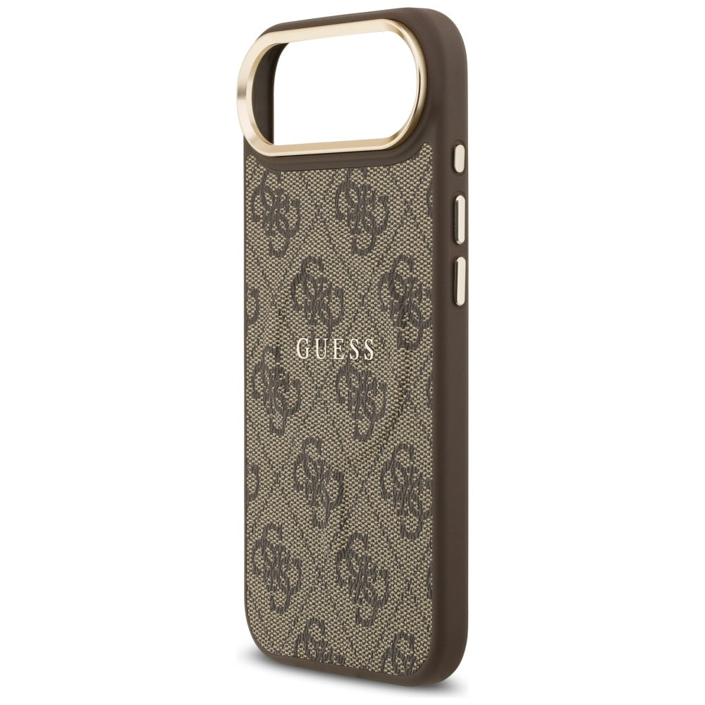 MagSafe Hülle für Apple iPhone 17 Air, Guess, 4G Classic, Braun