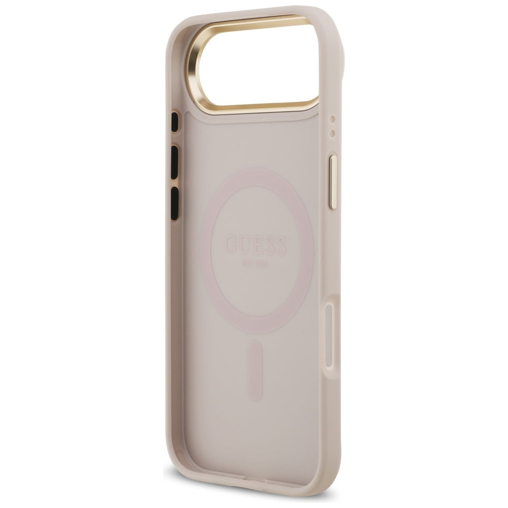 Custodia MagSafe per Apple iPhone 17 Air, Guess, 4G Classic, Rosa