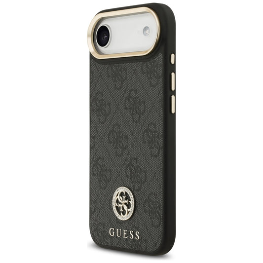 MagSafe Hülle für Apple iPhone 17 Air, Guess, 4G Strass Logo, Schwarz
