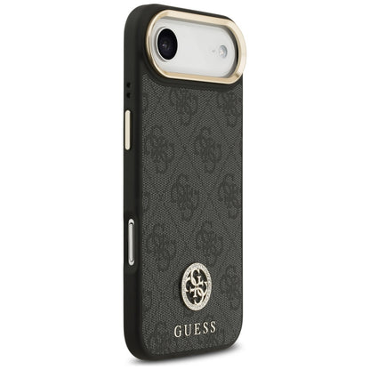 MagSafe Hülle für Apple iPhone 17 Air, Guess, 4G Strass Logo, Schwarz