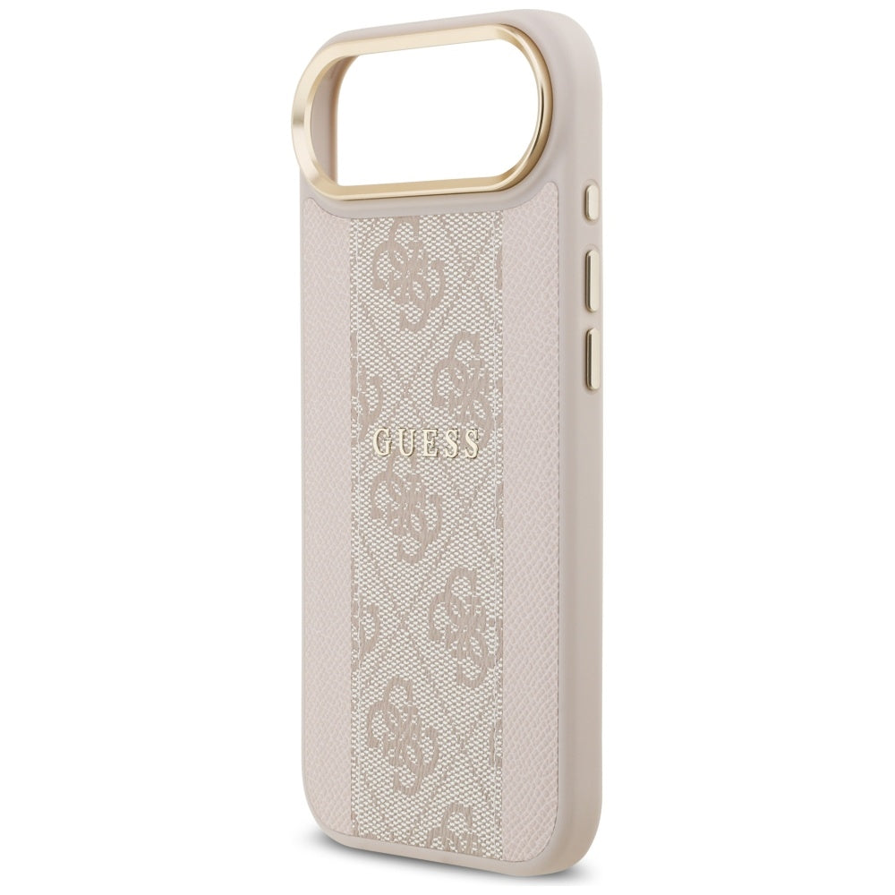MagSafe Hülle für Apple iPhone 17 Air, Guess, 4G Stripe, Rosa