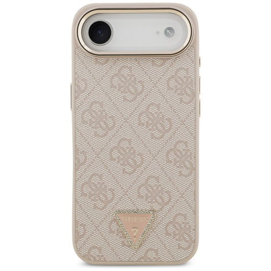 MagSafe Hülle für Apple iPhone 17 Air, Guess, 4G Triangle Logo, Roségold