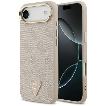 MagSafe Hülle für Apple iPhone 17 Air, Guess, 4G Triangle Logo, Roségold