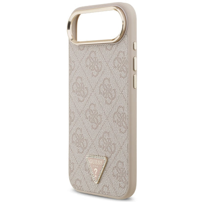 MagSafe Hülle für Apple iPhone 17 Air, Guess, 4G Triangle Logo, Roségold