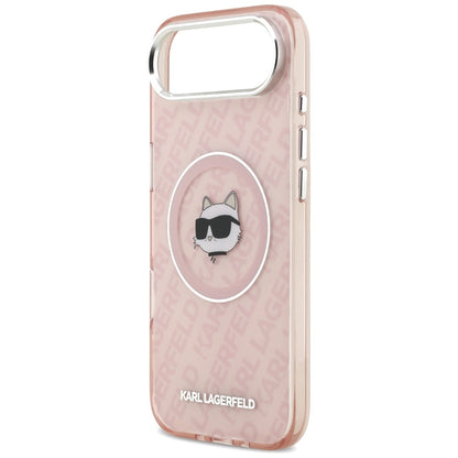 Étui MagSafe pour Apple iPhone 17 Air, Karl Lagerfeld, IML Choupette's Head, Rose