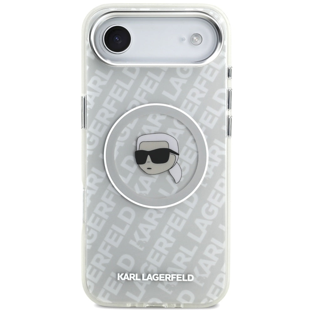 Custodia MagSafe per Apple iPhone 17 Air, Karl Lagerfeld, IML Karl`s Head, Grigio