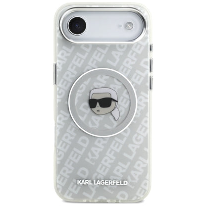 Custodia MagSafe per Apple iPhone 17 Air, Karl Lagerfeld, IML Karl`s Head, Grigio
