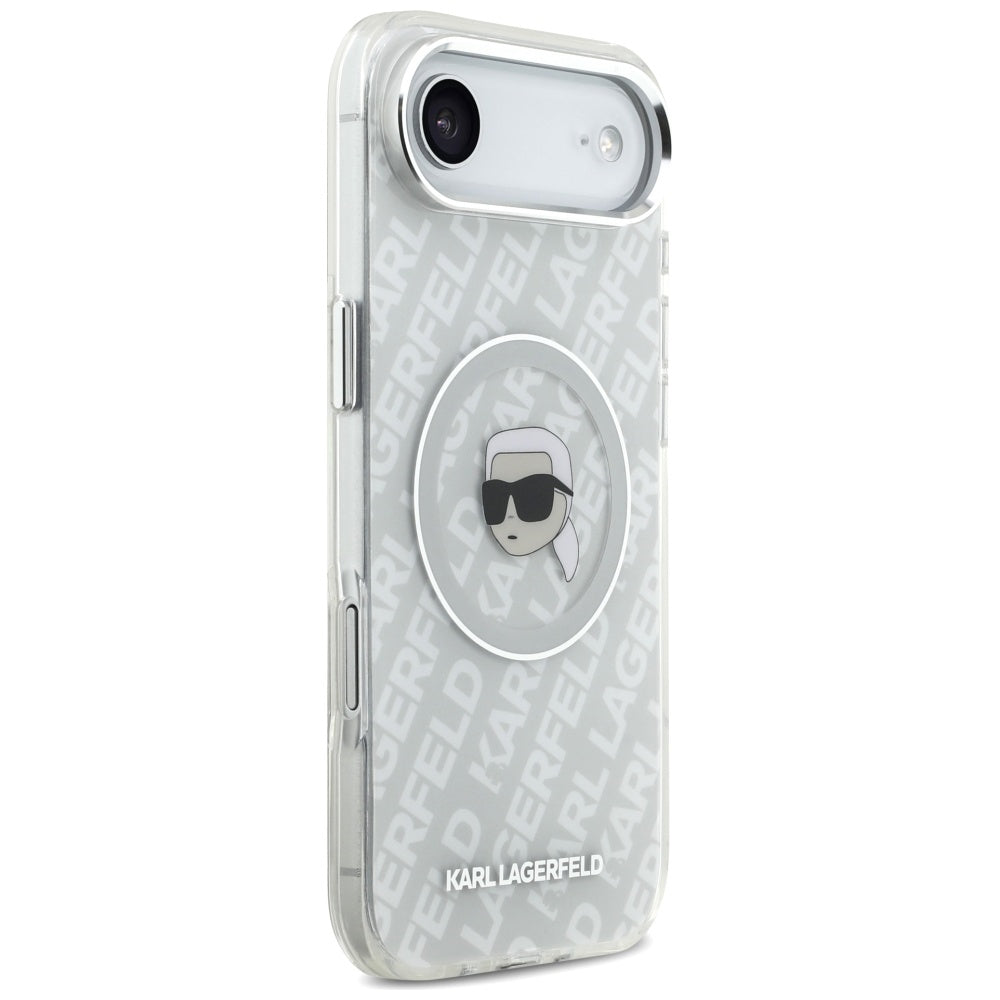 Custodia MagSafe per Apple iPhone 17 Air, Karl Lagerfeld, IML Karl`s Head, Grigio