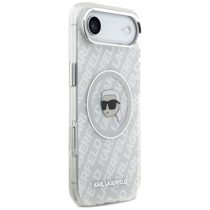 Custodia MagSafe per Apple iPhone 17 Air, Karl Lagerfeld, IML Karl`s Head, Grigio