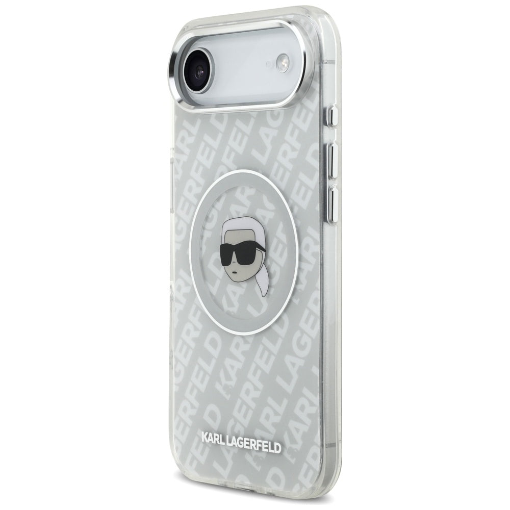 Custodia MagSafe per Apple iPhone 17 Air, Karl Lagerfeld, IML Karl`s Head, Grigio